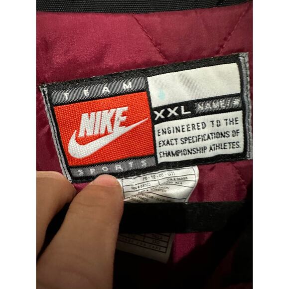 Vintage 90s Nike Red Black USC NCAA Trojans Full Zip Jacket Size XXL - Picture 9 of 9